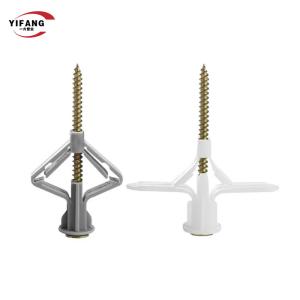 China Nylon 13mm Dia Plastic Wall Anchors For Drywall factory