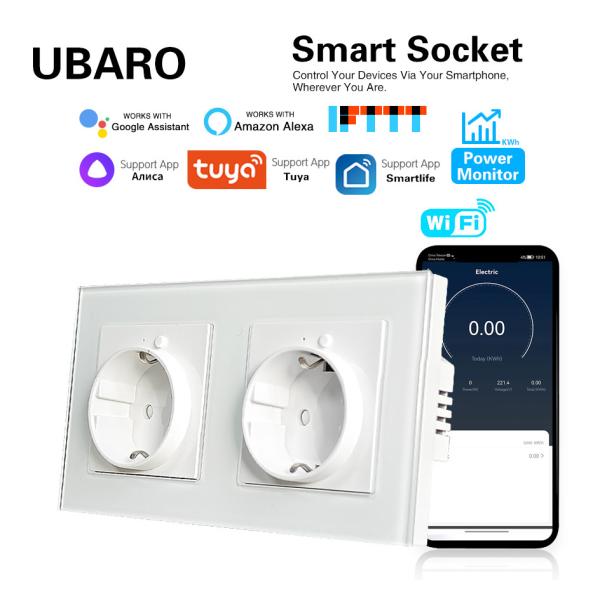 China Voice Control Smart Socket Compatible with Google assistant /Amazon Alexa/Yandex Alice/IFTTT factory