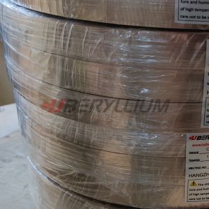 CuBe2 UNS C17200 Copper Strips TD02 Temper Size 0.2mm X 41mm X Coil