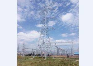 China Ground Based Power Transmission Line Tower High Rise Structure factory