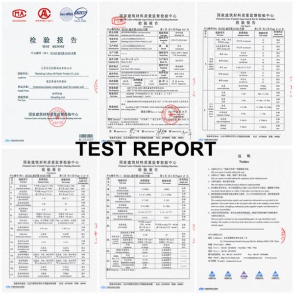 OEM Mirror Surface Treatment Aluminum Cladding Panel for Exterior Cladding System