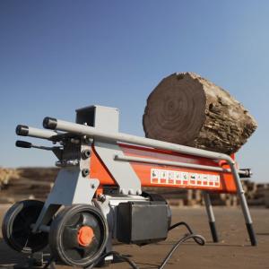 China 8 Ton Portable Electric Hydraulic Wood Splitter Splitting Diameter 50-400mm WP-8 factory