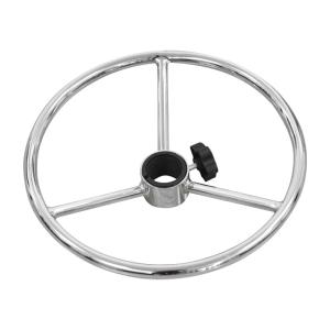 China Chrome Plating 1.1kg Modern Iron Pipe Bar Chair Foot Ring Accessories factory