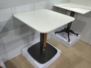 China Professional Mild Steel Restaurant Bar Table Bases Square Metal Table Base 28'' Height factory