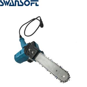 China Swansoft Single Hand Chainsaw Lithium Battery Powered Electric Chainsaw factory