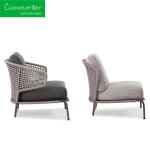 Comfortable Outdoor Rattan Furniture Waterproof Upholstery Cushion Garden Sofa
