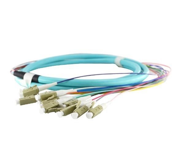 50/125μm Multimode Duplex SC FC LC Fiber Optic Patch Cable