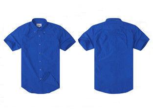 Soft Material Custom Teen School Uniform , Short Sleeve Casual School Uniform