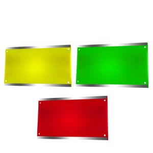 Aluminum Alloy Nameplate Light LED Equipment Indicator Light 80 Ra Color