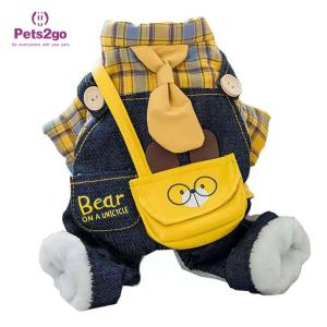 China 500g Four Legged Corduroy Pets Wearing Clothes factory