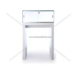 Free Standing Modern Display Wooden Glass Jewelry Display Cabinet