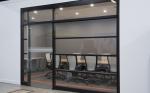 Aluminum Frame Tempered Glass Modern Office Partitions / Office Room Dividers