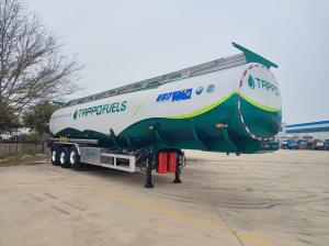 China 45CBM 4 Compartment 3 Axle Tanker Semi Trailer Heavy Duty Stability Meets Multi Product Fuel Efficiency factory