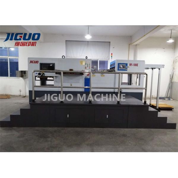 China Sheet 1080X780mm Automatic Die Cutting Machine Cardboard Flatbed Creasing factory