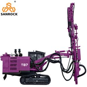China Crawler Top Hammer Drill Rig Mining Equipment Hydraulic Rotary Blast Hole Drilling Machine factory