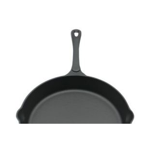 Heavy Duty Durable 10 Inch Cast Iron Skillet With Helper Handle -