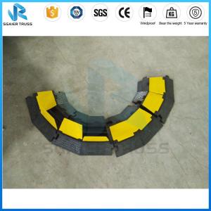 China Outdoor Hose Ramps Truss Parts 2ch - 5ch Dual Rubber Cable Protector Hump factory