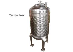 China SS316L 2000L Pillow Plate Jacket Tank For Beer Fermentation factory