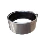 Rubber Waterproof Single Belt Joint Pipe Leakage Clamp SS304 Stainless Steel