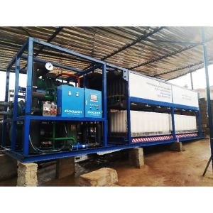 15 Tons Per Day Industrial Block Ice Maker Machine with Water Cooling Condenser System
