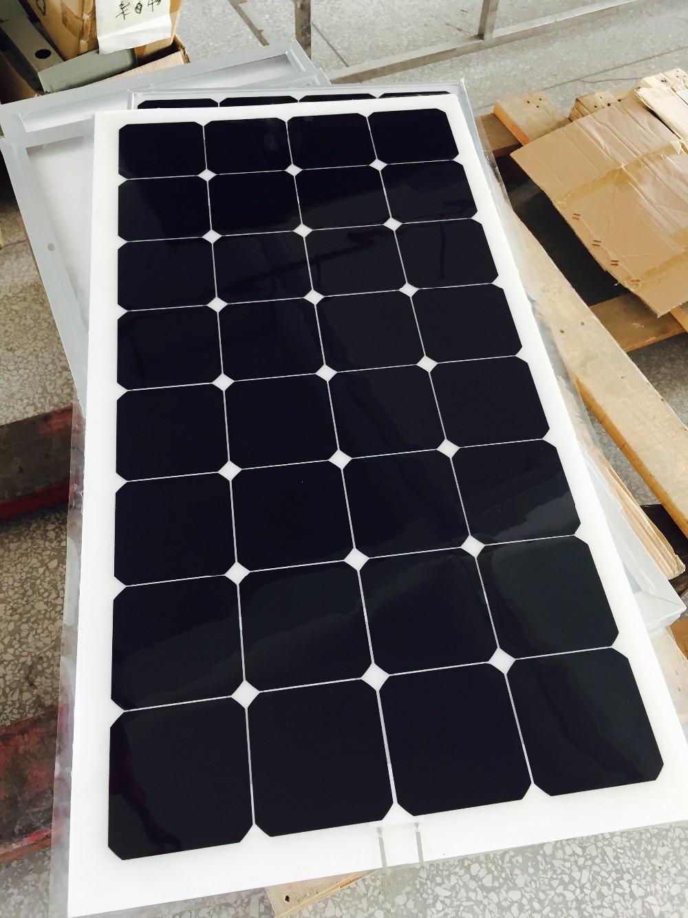 High Efficiency 100W Semi Flexible Bendable Solar Panel
