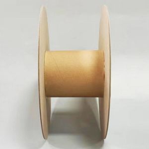Customizable Kraft Paper Wire Spool with Anti-Curl and UV Coating for Consumer