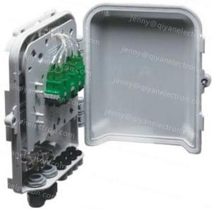 China 8-Port Wall or Pole Mountable Outdoor Waterproof plastic Fiber Optic Distribution Box factory