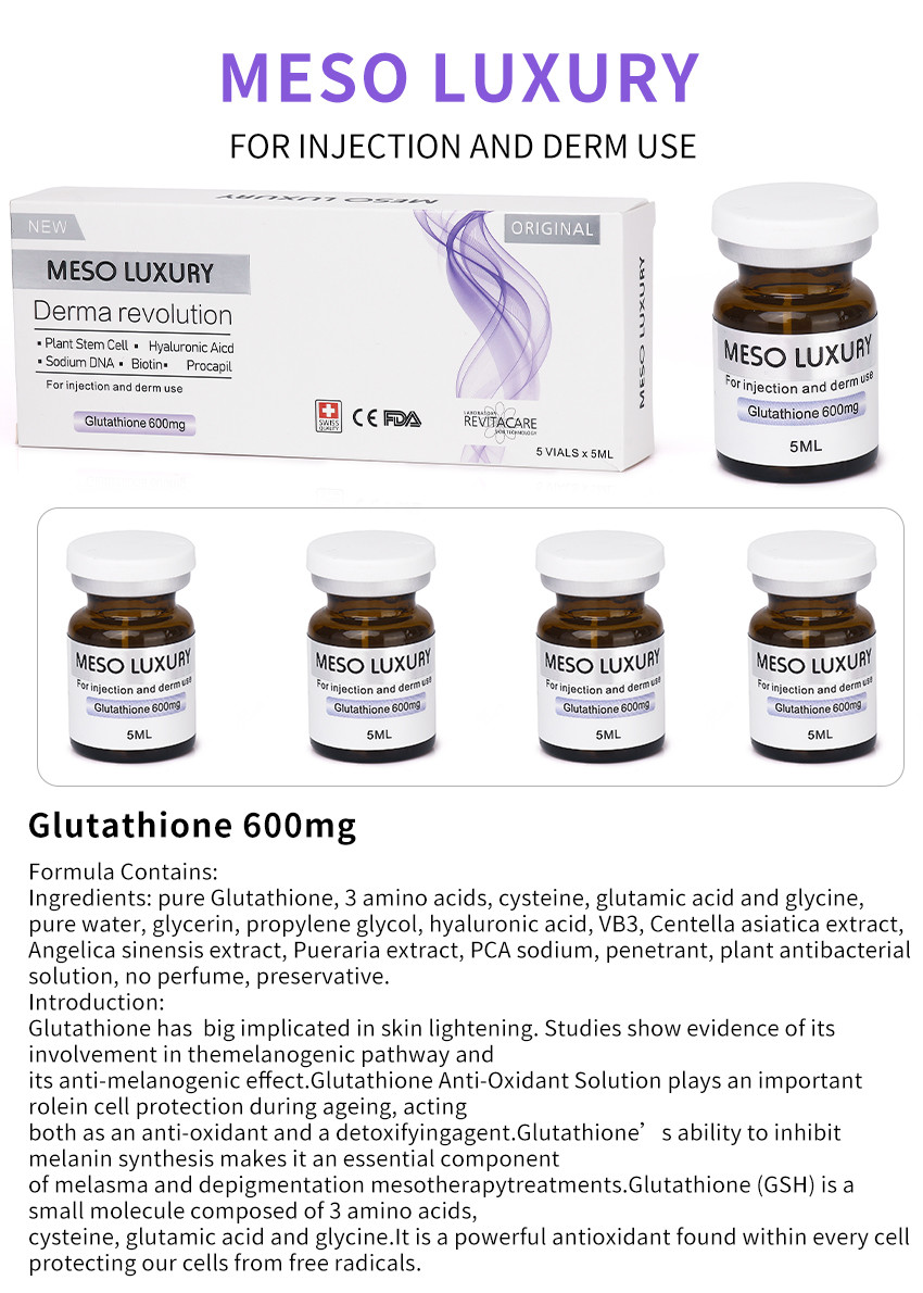 Factory Face Mesotherapy Injection Serum Lightening Moisturizing Anti-aging Whitening Glutathione Lifting Filler