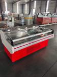 Supermarket Glass Door Chest Freezer Air Cooling 2 To 8 Degree