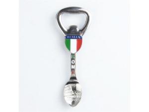 China Custom Tourism Italy Tea Spoon Shape Bottle Opener,Creative design customized Italy tourism tea spoon shape beer bottle factory
