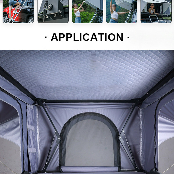 76kg Aluminum Pop Up Roof Tent for Car Camping Durable Easy to Set Up