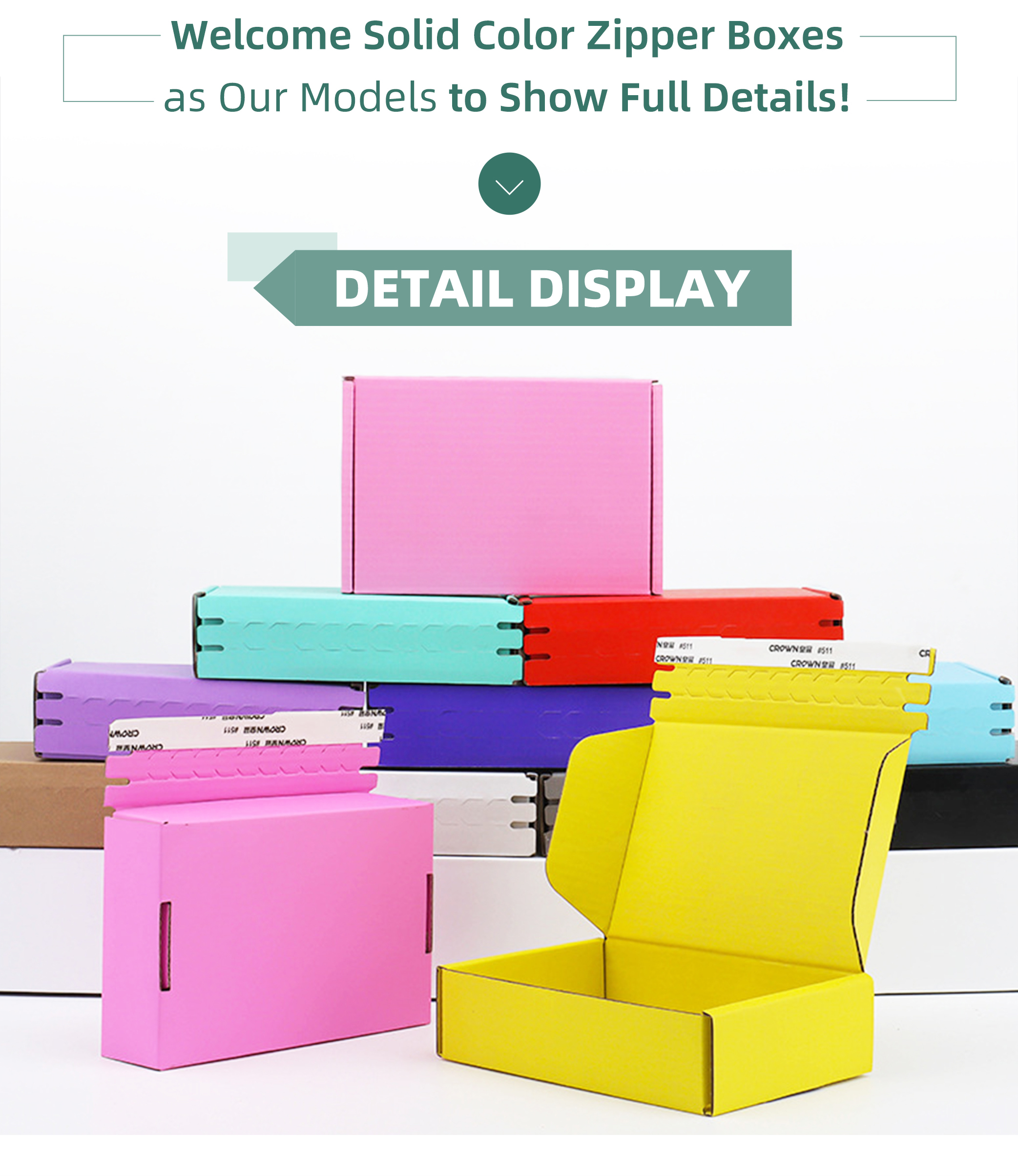 Gift Mailer Box Recyclable Custom Logo Black Packaging Box With Zipper for Perfume