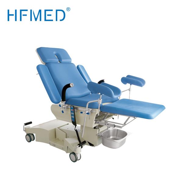 Electro Hydraulic Gynecology Examination Table , Hospital Obstetric Delivery Bed
