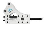 White 35 Tons Side Type Hydraulic Breaker Attachment For Excavator