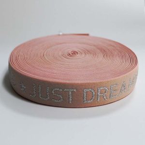 Glitter Metallic Elastic Band 1cm 2cm Width Jacquard Elastic Band