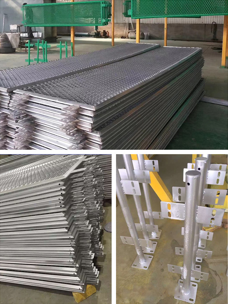 Galvanized Powder Coated Anti Dazzle Traffic Barrier Wire Mesh Fence Highway Road