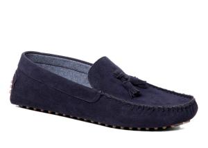 China Peas Shoes Mens Casual Loafers , Normal Size Mens Leather Driving Shoes factory