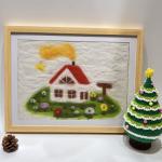 Seven Craft House Wool Thread Decoration Painting Punch Needle DIY Knit Kit For