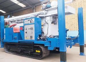 China 350 Meters Pneumatic Drilling Rig Positive Circulation Steel Crawler Mounted factory
