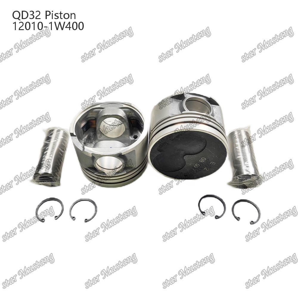 QD32 Engine Piston With Oil Gallery 12010-1W400 For Mitsubishi Engine Spare Parts