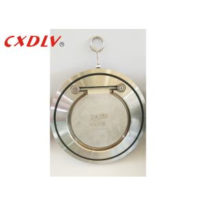CF8 Soft NBR Seat Wafer Swing Check Valve Zero Leakage