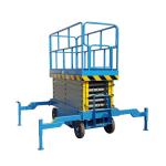 Aerial Construction 4m Scissor Lift 500kgs Mobile Hydraulic Scissor Lift