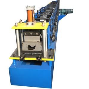 China Full Automatic Bearing Steel Half Round Portable Gutter Machine factory