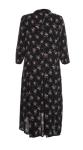 V Neck Ladies' Sexy Floral Print Dresses In Lone Length For Summer Customized