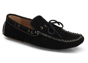China Bow Mens Brown Suede Penny Loafers Male Moccasins Boat Shoes For Driving factory