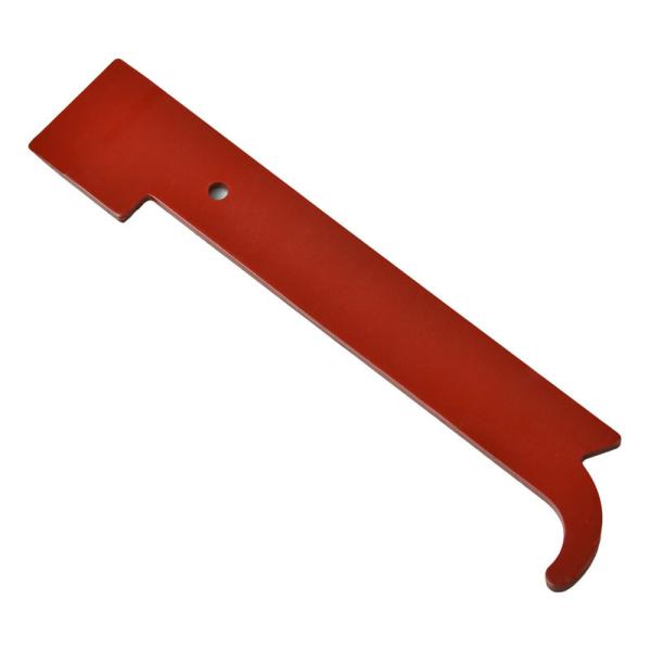 China Honey Bee Hive Tool Uncapping Knife Beekeeping Equipment Red Hive Tool With Hook factory