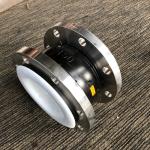 PTFE Lined Single Sphere Rubber Expansion Joint For Flange Connection And