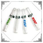 4 Inches Steamroller Smoking Glass Tube For Smoking Hand Pipes 2 Cm Diameter