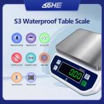 3KG High Precision Stainless Steel ABS Waterproof Scale for Baking and Cooking