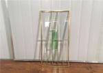Hollow Tempered Beveled Glass , Keep Warm Bevelled Glass Door Panels